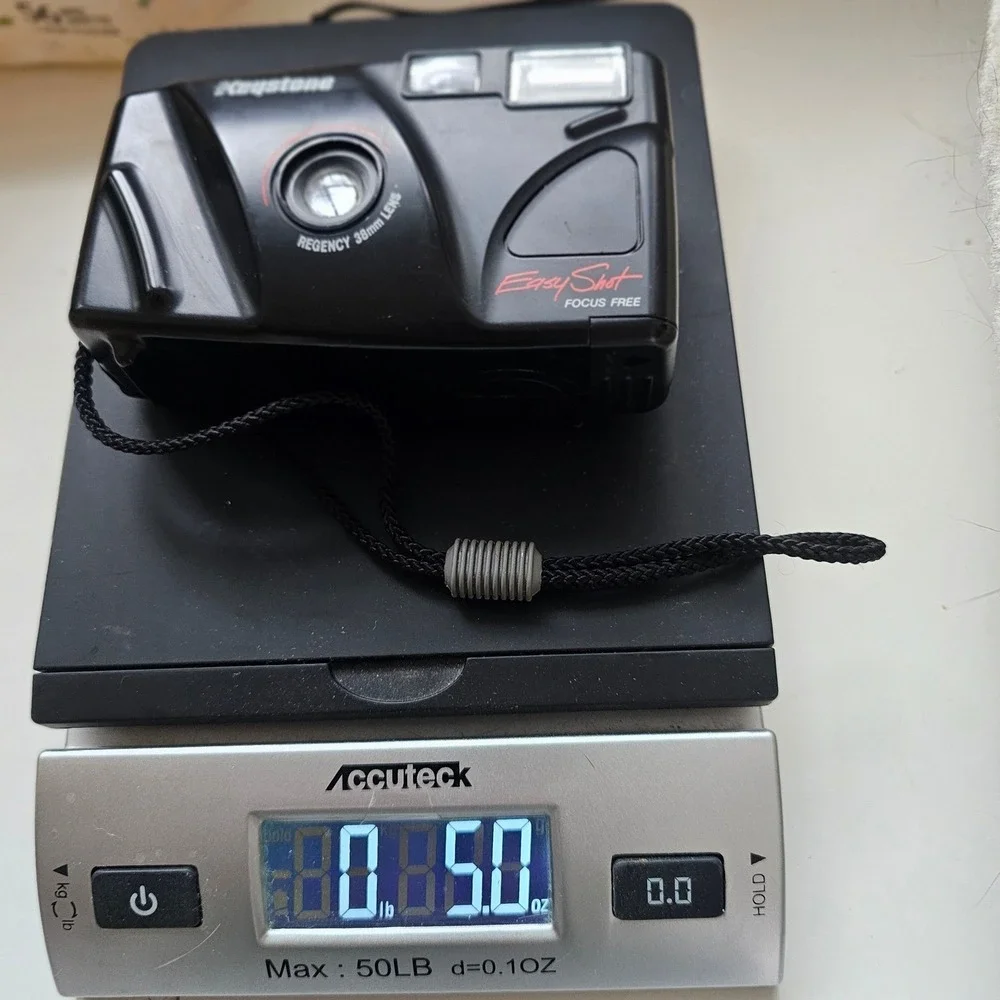 Keystone Easy Shot 35mm Film Camera Black Focus Free Regency 38mm Lens Vintage